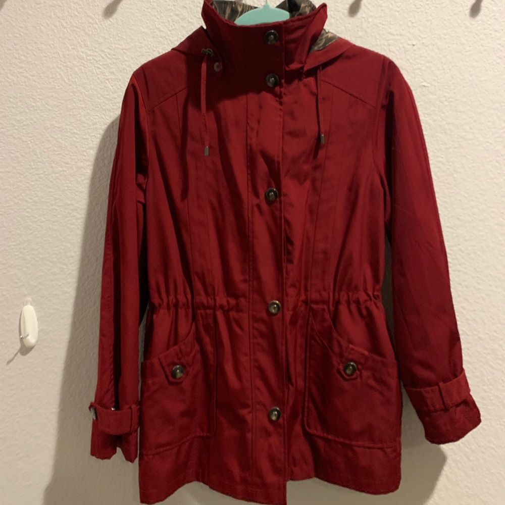 Heavy duty red coat from Miss Callery size small